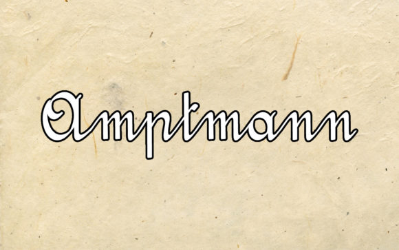 Amptmann Script: A Font That Brings Your Ideas to Life