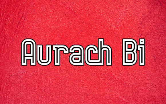 Aurach Bi: A Cool, Retro Display Font for Modern Projects