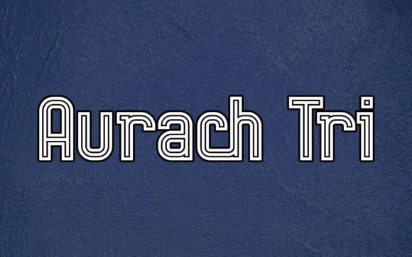 Aurach Tri: A Typeface with Vintage Soul