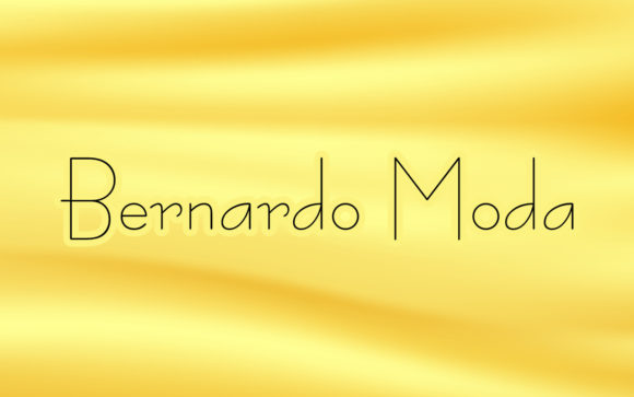 Bernardo Moda: The Creative Script Font for Modern Designs