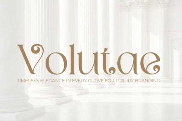 Discovering Volutae: The Art of Spiral Elegance in Typography