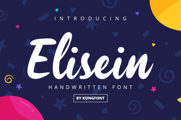 Elisein: A Modern Handwritten Script for Creative Projects