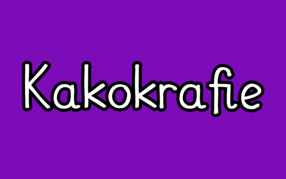 Kakografie: A Handwritten Font with Timeless Character