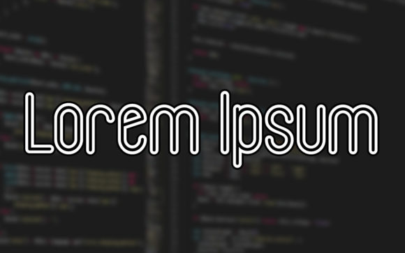 Lorem Ipsum: A Modern Display Font That Elevates Design