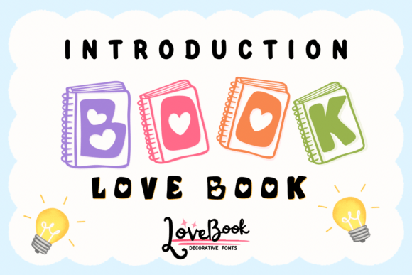 Love Book: Crafting a Personal Brand with This Decorative Typeface