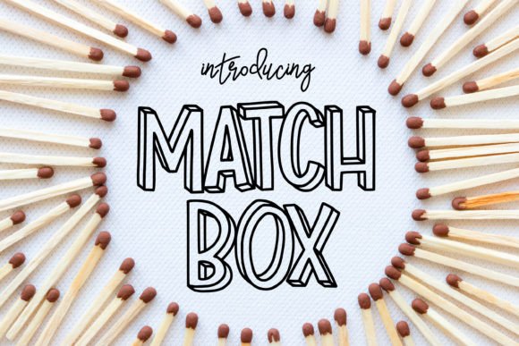 Match Box: A Bold Display Font for Impactful Design