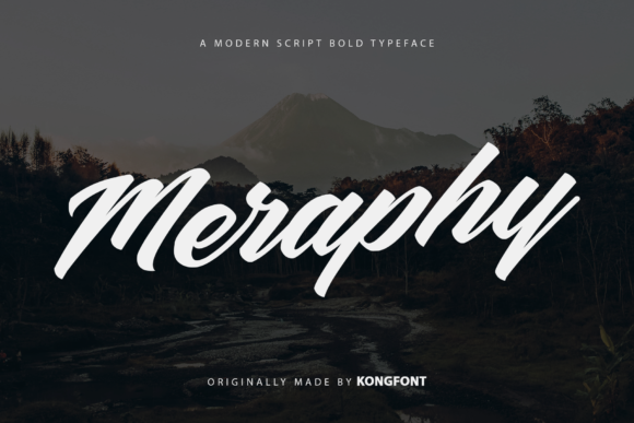 Meraphy: A Playful Handwritten Script for Creative Projects