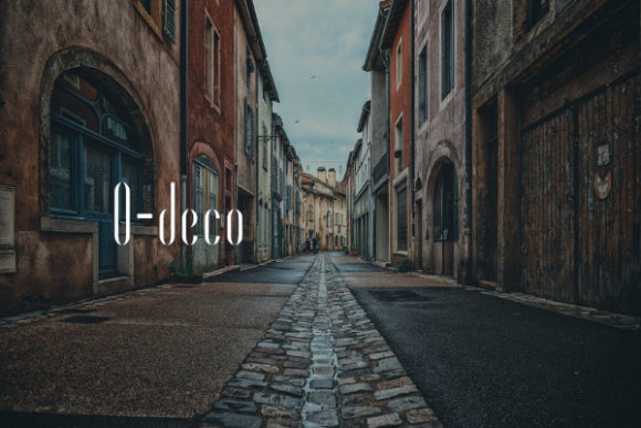 O-Deco: A Creative Font for Modern Branding