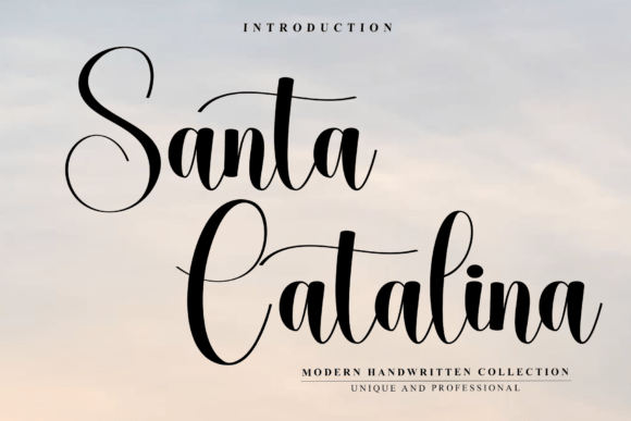 Santa Catalina: A Modern Script for Timeless Design