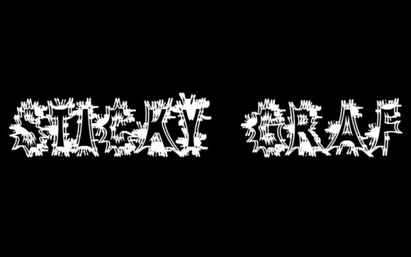 Sticky Graf: A Creative Font for Bold Branding