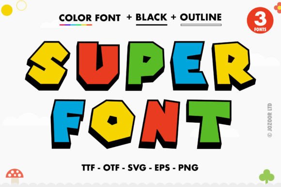 Super: The Bold, Colorful Font That Commands Attention