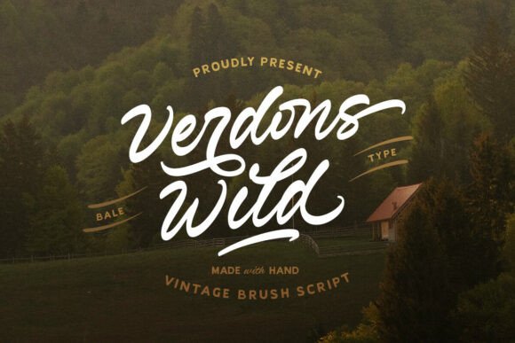 Verdons Wild: A Font with Rugged, Vintage Soul