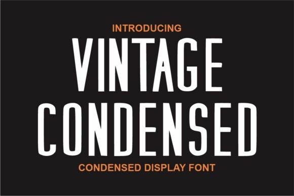Viintage Condensed: Bold Design with Authentic Texture